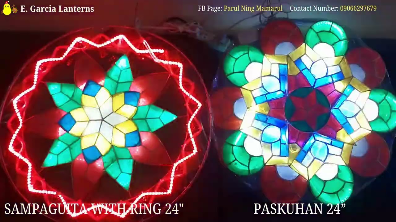 PASKUHAN AND SAMPA WITH RING 24" CAPIZ LANTERN #christmaslantern #sanfernandopampanga #capizlantern