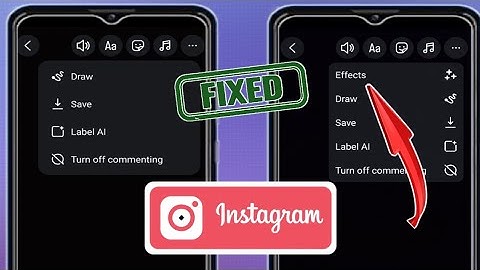 How to Fix Instagram Story Effects Option Not Showing |  Instagram Story Effects Option