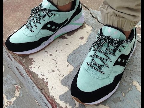 saucony shadow 6 on feet