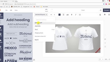 How to change font for Wordpress Online Design?