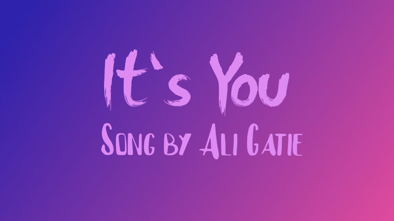 It's You (lyric) - YouTube