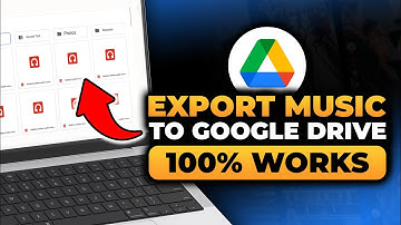 How To Export Music To Google Drive (100% WORKS) | FAST & EASY | NO Yapping, To The Point!