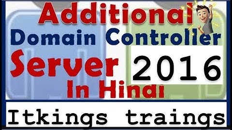 Adding Additional Domain Controller to an Existing Domain | Windows Server 2019 |2016 HINDI