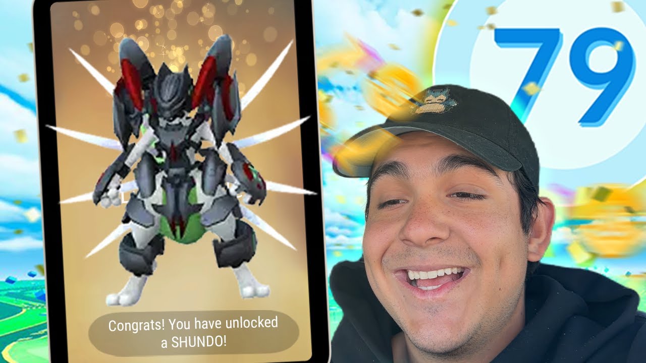 I GOT A *RARE* NEW SHUNDO TO REACH LEVEL 79 IN POKEMON GO! - YouTube