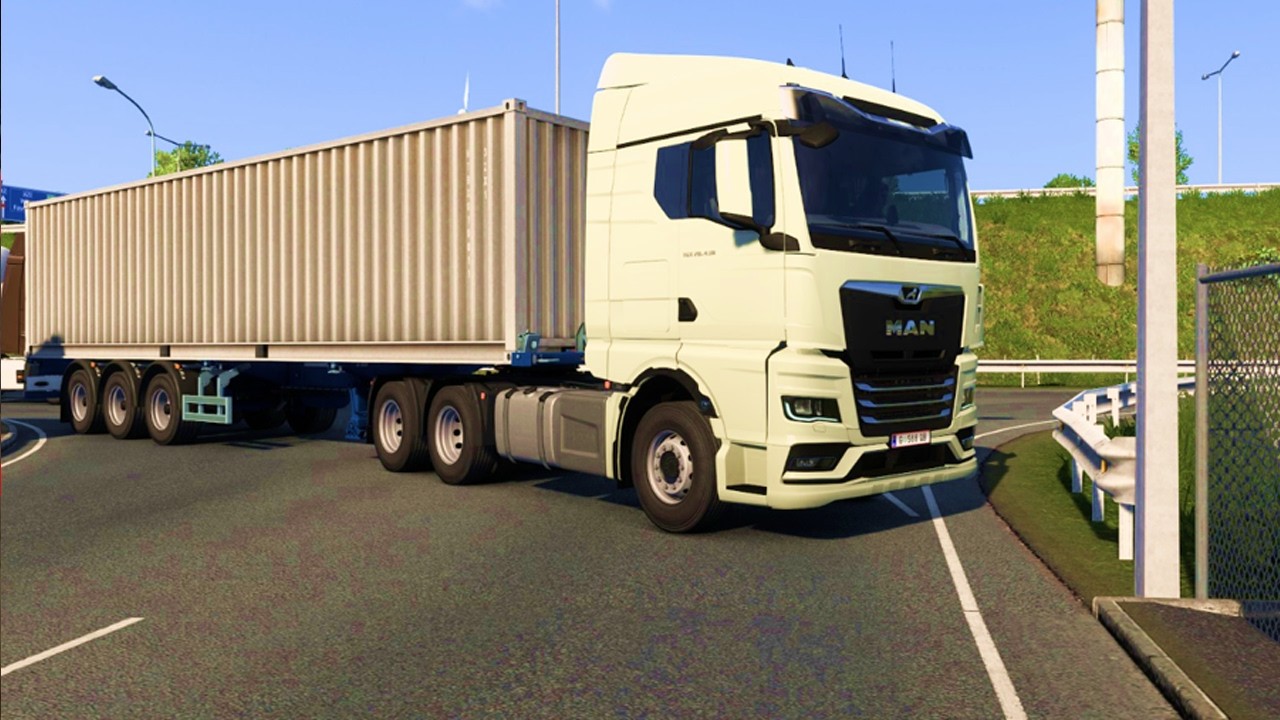 MAN TRUCK Driving Fast Delivery Used Plastic(7t)I Euro Truck Simulator 2