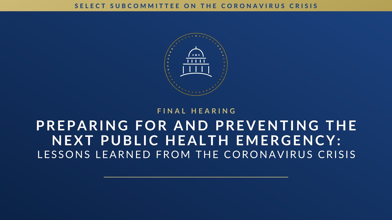 Preparing for and Preventing the Next Public Health Emergency: Lessons Learned from the Coronavirus