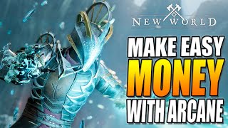 How To Make Money in New World With Arcane - VERY EASY