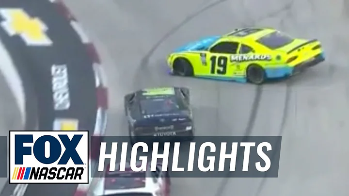 Wild ending in Martinsville as Gibbs wrecks teamma...