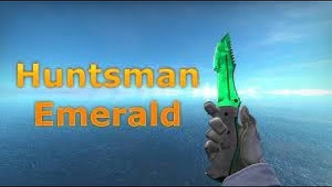 He Unboxed the 1st ever Huntsman EMERALD KNIFE | NEW Operation RIPTIDE