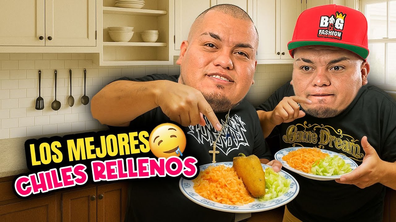 ESTRENAMOS la cocina 🤩 PREPARAMOS los MEJORES CHILES RELLENOS, receta única 🤤 - Gemelos Pantera
