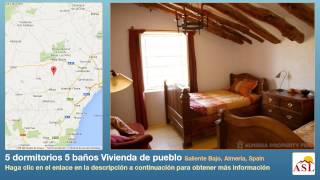 5 dormitorios 5 baños Vivienda de pueblo se Vende en Saliente Bajo, Almeria, Spain