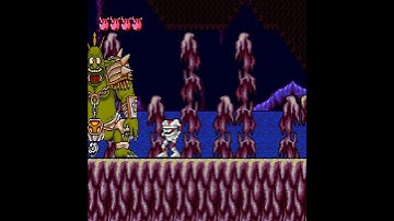 Gameplay snippet : Decap Attack : Final Boss Max D. Cap in Eyeland : Mega drive #Shorts