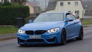 Brutal BMW M4 435i F32 F33 F36 F82 exhaust sounds: accelerations &amp; LOUD Revving COMPILATION!