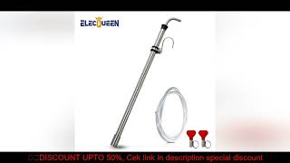 Brewing Auto Siphon, Stainless Steel Siphon Racking Cane with Carboy Clip, Homebrewer Easily Faster
