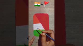 🇮🇳🚩 flag drawing || #shorts #ytshorts #trending #viral #terimitti #nancyarts #watercolor #art