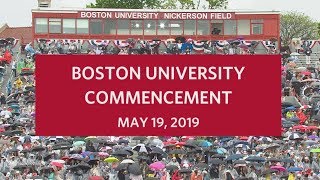 Boston University Commencement 2019