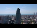 Torre Glories, Barcelona, Spain (Unedited drone footage)