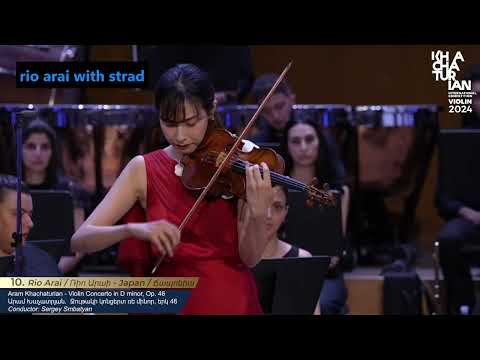 荒井里桜 rio arai ハチャトリアンVn協奏曲 ハチャトリアン国際コンクール ファイナル(第3位) 荒井里桜 rio arai ハチャトリアンVn協奏曲 ハチャトリアン国際コンクール ファイナル(第3位)