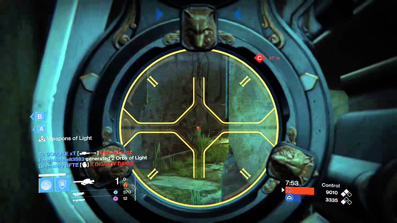 Destiny XBOX ONE - Crucible 5 kill streak awarded