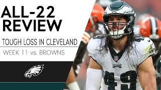 Top Plays From a Tough Loss in Cleveland | Eagles All-22 Review