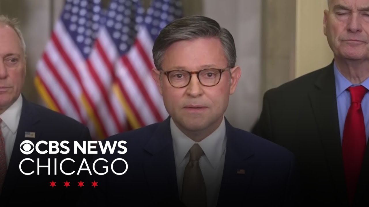 House Speaker Mike Johnson addresses government shutdown