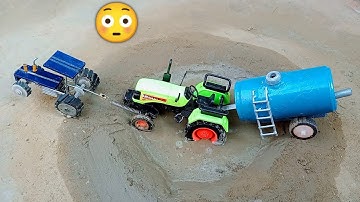 Diy tractor Stuck in mud mini science project part 1 || @rvhacks