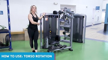 Kenosha YMCA - How to use the LifeFitness Torso Rotation