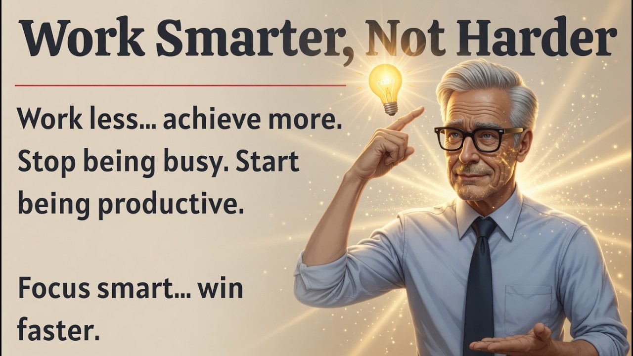 How to Work Smarter, Not Harder | Motivational Video 🔥 | Improve Your ...