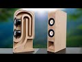 Building a subwoofer bluetooth speaker from mdf  powerful bass