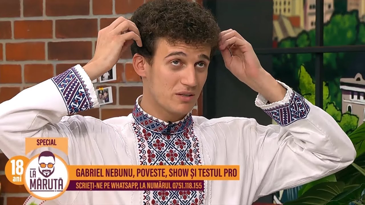 Gabriel Nebunu, poveste, show și testul PRO