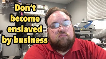 Becoming a slave to the business - vlog 263 - Print Shop Updates