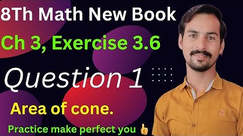 Class 8 Math New Book Chapter 3_Exercise 3.6-Question 1|| 8th Exercise 3.6|| Exercise 3.6 class 8
