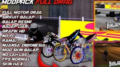 GTA SA LITE MODPACK FULL DRAG MATIC CAMPURAN NUANSA BALAP CUMA 200 MBSUPPORT RAM 1 GB
