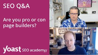 SEO Q&A: Page builders