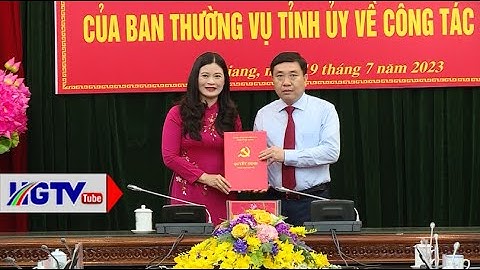 Công bố Quyết định của BTV Tỉnh ủy về công tác cán bộ