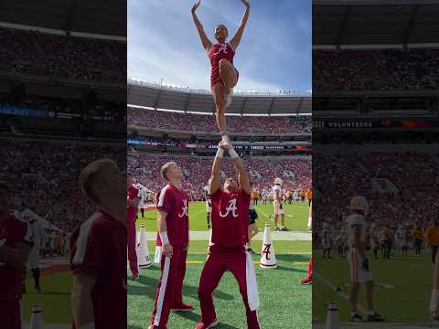 Can You Do This Shorts Alabama Cheer Cheerleading Stunt Universityofalabama