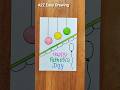 Happy Father's Day Card Beautiful ❤️ / Father's Day Card Making #shorts #card #fathersday
