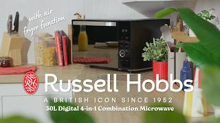 Russell Hobbs® RHMT3001B, 30L 4-in-1 Touch Control Digital Combination Microwave in Black