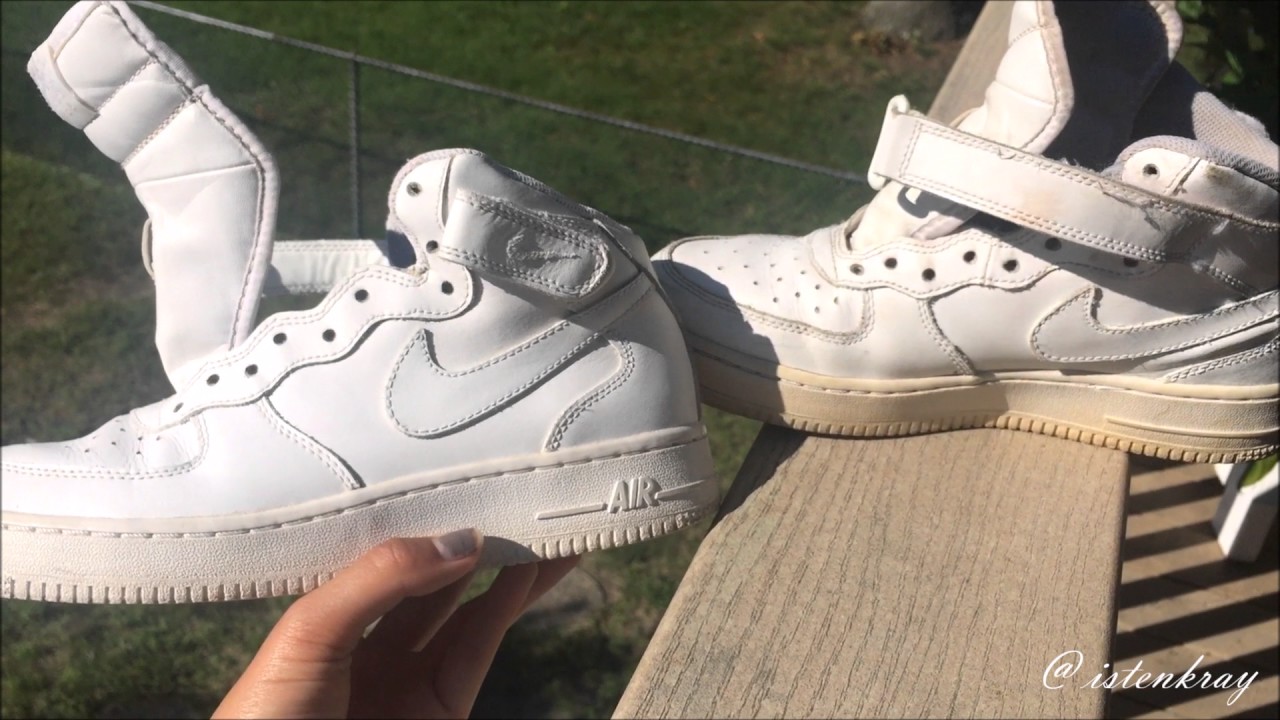 HOW TO MAKE THRIFTED AIR FORCE 1S LOOK 