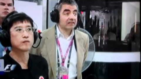 F1 2011 India Hamilton Vs Massa Crash + Rowan Atkinson Funny #formula1 #lewishamilton #racing