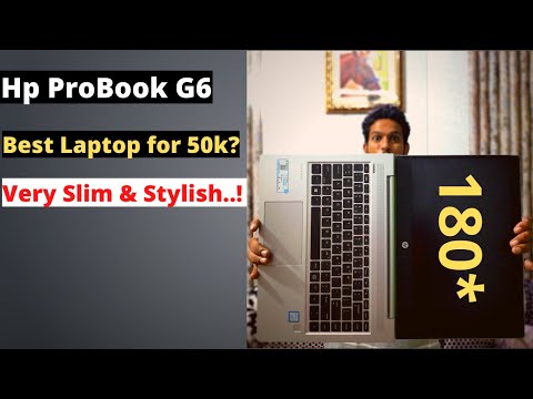 Hp ProBook 440 G6 UNBOXING & First Impressions | 180* rotate | BEST under 50000???