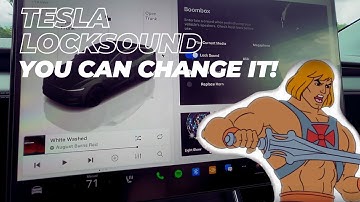 I HAVE THE POWER... Change your Tesla Model Y Lock Sound