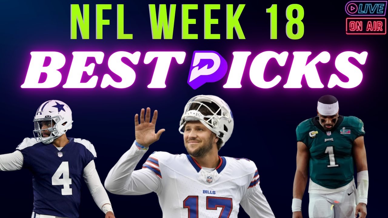 NFL PRIZEPICKS WEEK 18 NFL PREDICTIONS NFL PARLAYS WEEK 18 YouTube