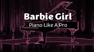 Aqua - Barbie Girl | Easy Piano Cover by Reuven Papismedo Resimi