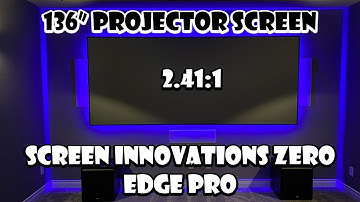 136" Screen Innovations Zero Edge Pro Unboxing