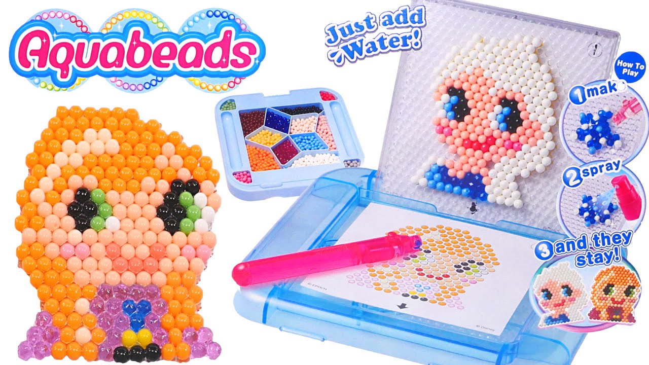 Aquabeads De Frozen ❅ Creando A Elsa - Anna - Olaf + El castillo De Frozen