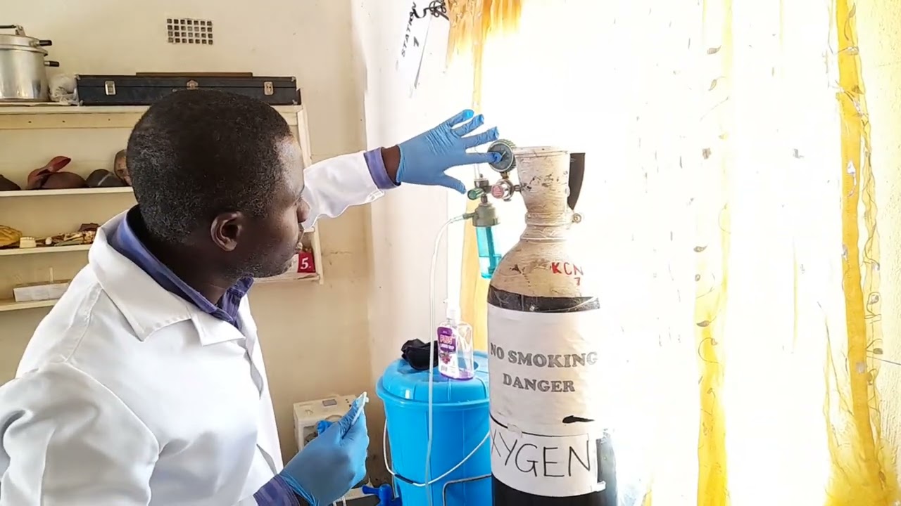 Подача кислорода