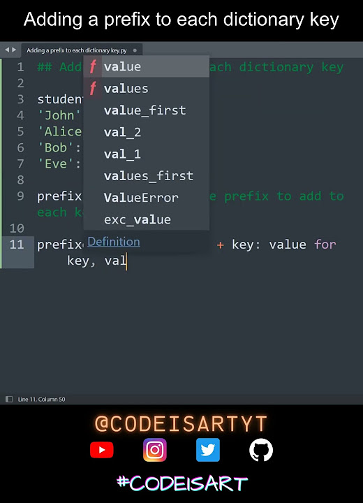 Adding a prefix to each dictionary key in Python | Python Examples ...