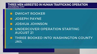 TBI 3 arrested 2 rescued in Johnson City after human trafficking operation