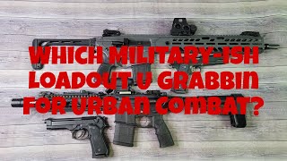 Beretta 92FS & Daniel Defense Mk18 vs 1911 & Sig MCX Virtus Which one you grabbin for Urban Combat?